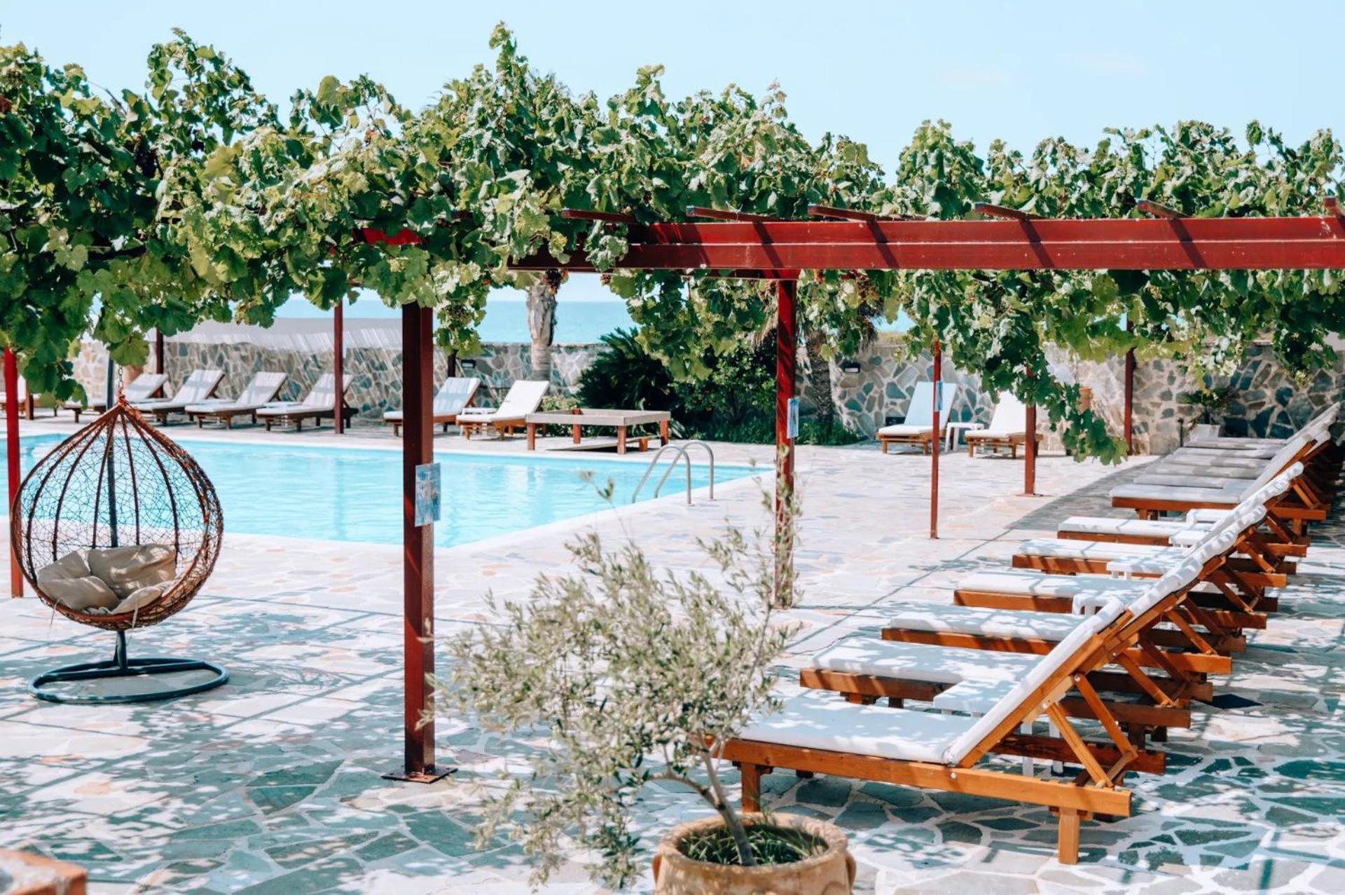 Poseidon Beach Hotel Kasztroszikiá Kültér fotó